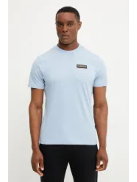 Napapijri T-shirt azzurra chiara da uomo Napapijri s-iaato
