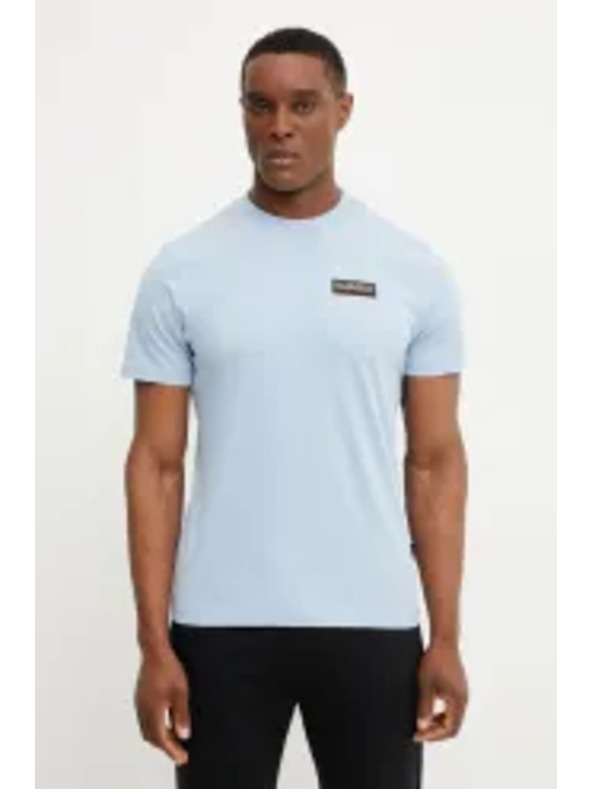 Napapijri T-shirt azzurra chiara da uomo Napapijri s-iaato