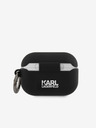 Karl Lagerfeld Cover in silicone Rue St Guillaume per Airpods Pro nera Karl Lagerfeld