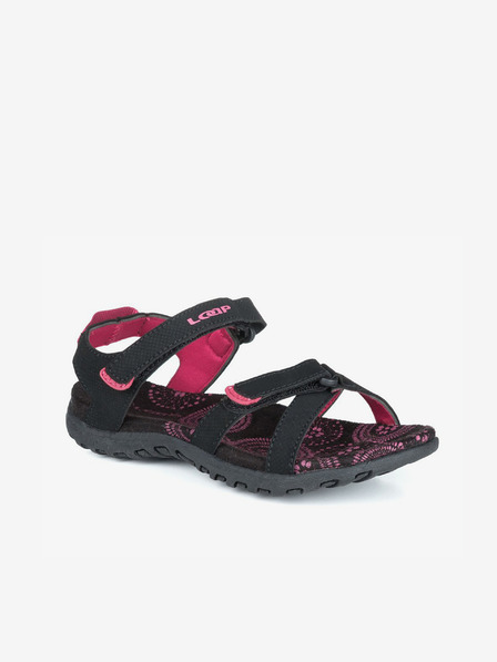 Loap Sandali rosa e neri Loap Simma per bambina