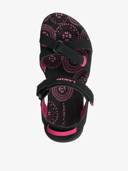 Loap Sandali rosa e neri Loap Simma per bambina