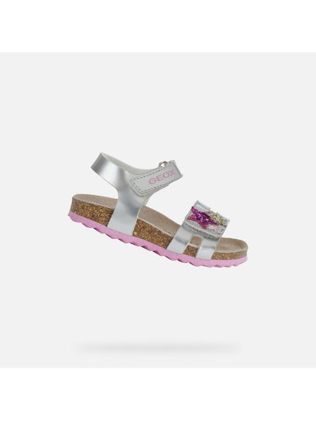 Geox Sandali argento ragazze Geox Chalki