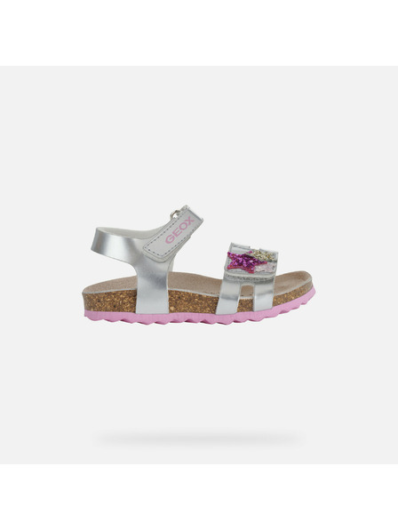 Geox Sandali argento ragazze Geox Chalki