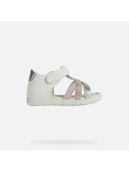 Geox Sandali bianchi ragazze Geox Alul