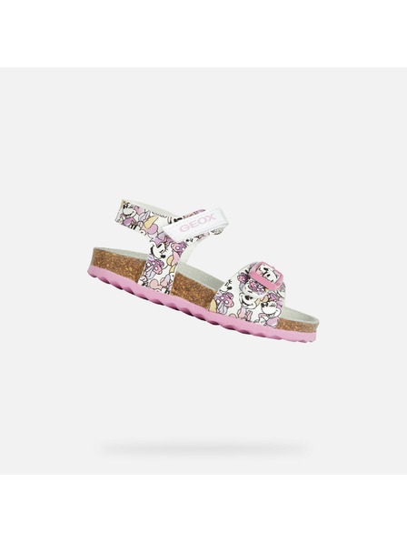 Geox Bianco Ragazze Geox Chalki Sandali