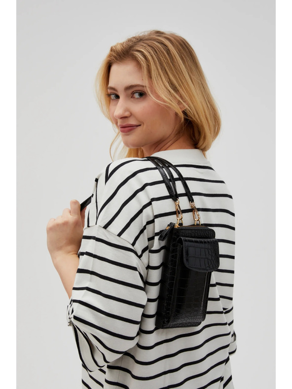 Moodo Cover nera per telefono a tracolla