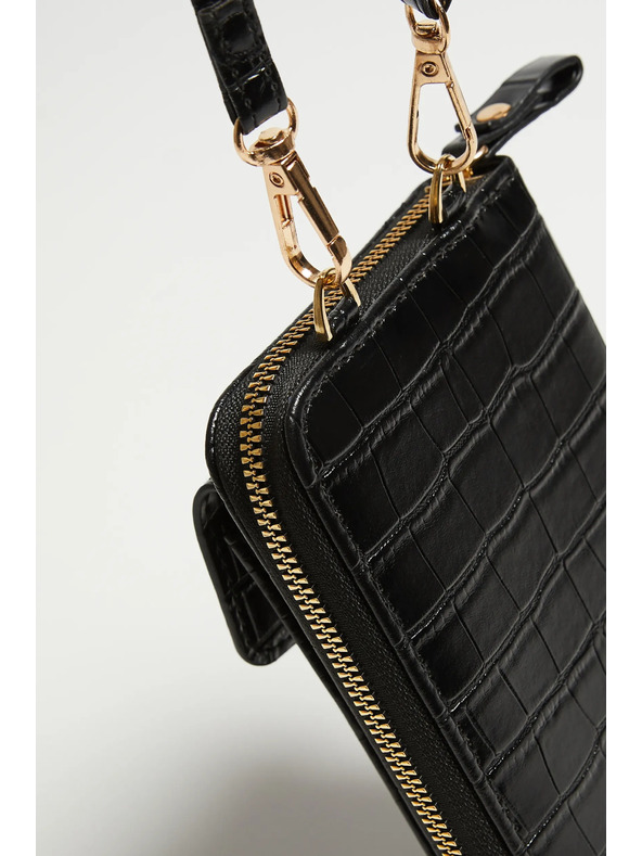 Moodo Cover nera per telefono a tracolla