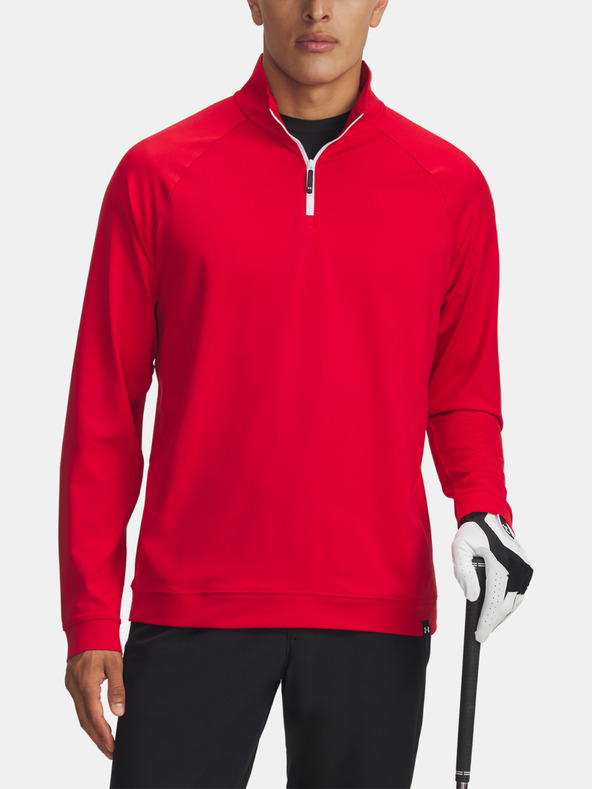 Under Armour Felpa Under Armour UA Midlayer QZ LB-RED da uomo