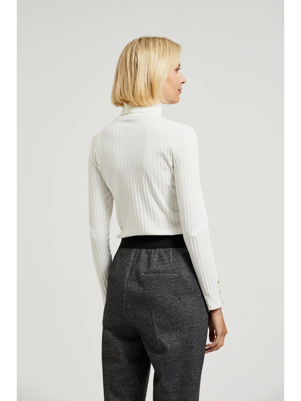 Moodo Top chiaro da donna a maniche lunghe