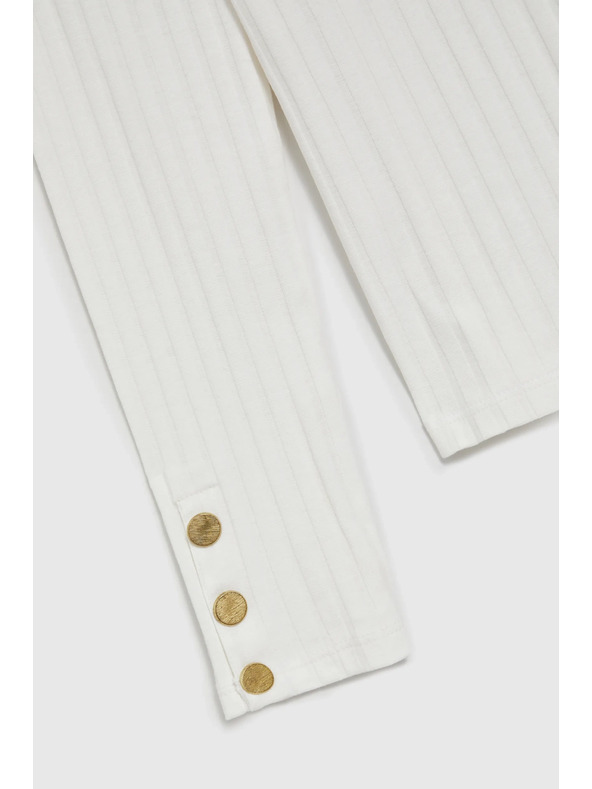 Moodo Top chiaro da donna a maniche lunghe