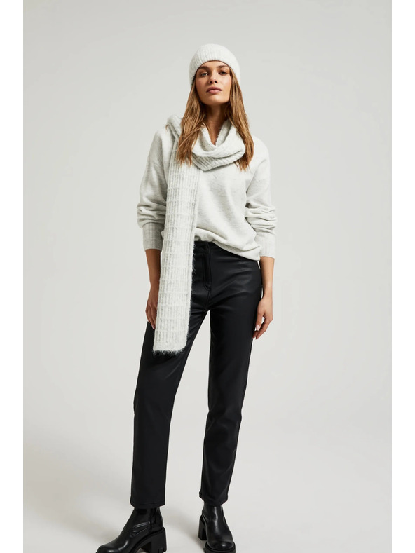 Moodo Sciarpa grigia da donna