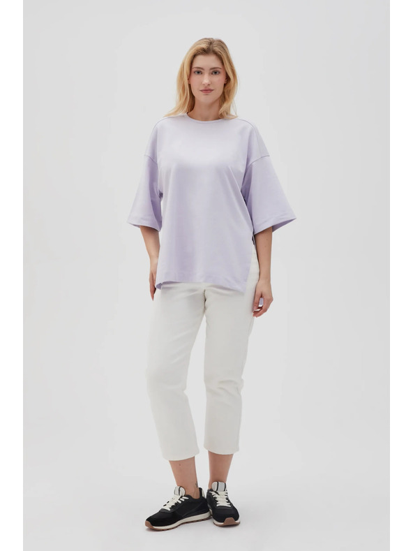 Moodo Felpa lilla con spacchi da donna Moodo