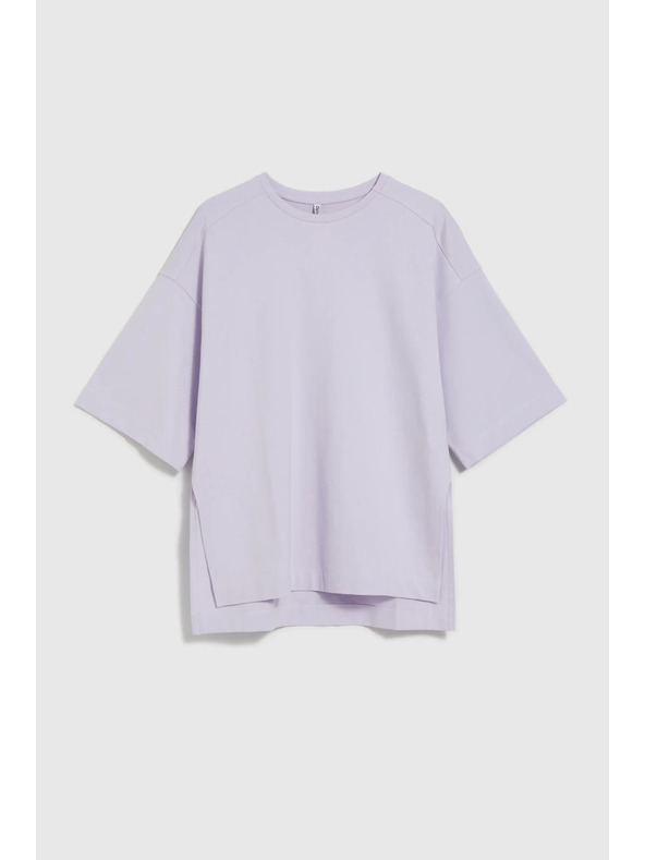 Moodo Felpa lilla con spacchi da donna Moodo