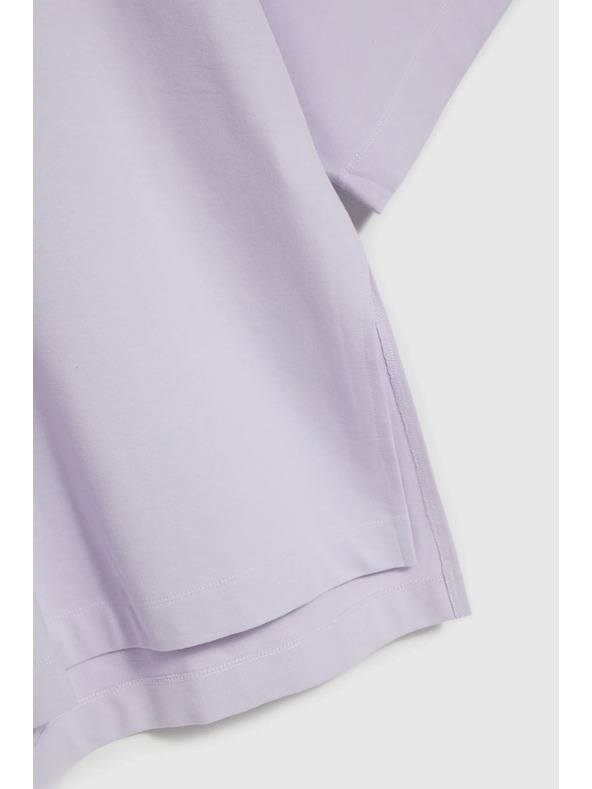 Moodo Felpa lilla con spacchi da donna Moodo