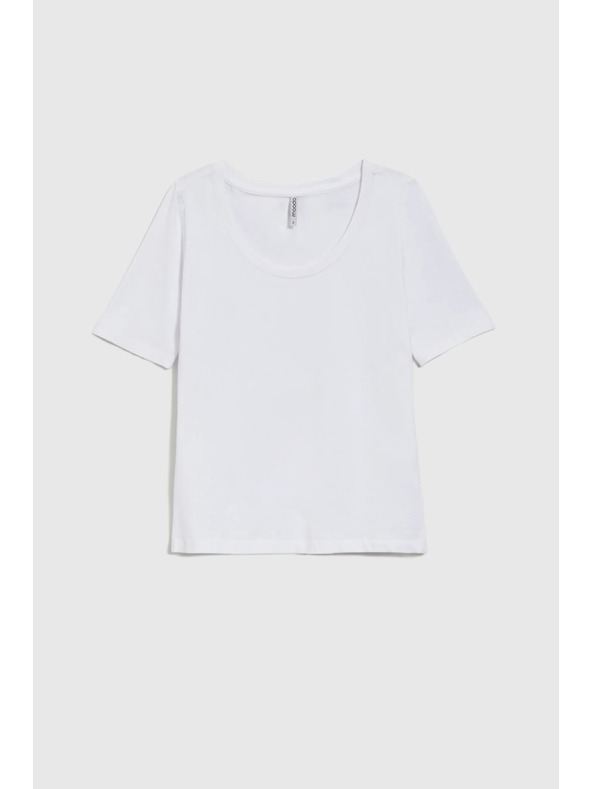 Moodo T-shirt bianca da donna Moodo