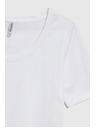 Moodo T-shirt bianca da donna Moodo