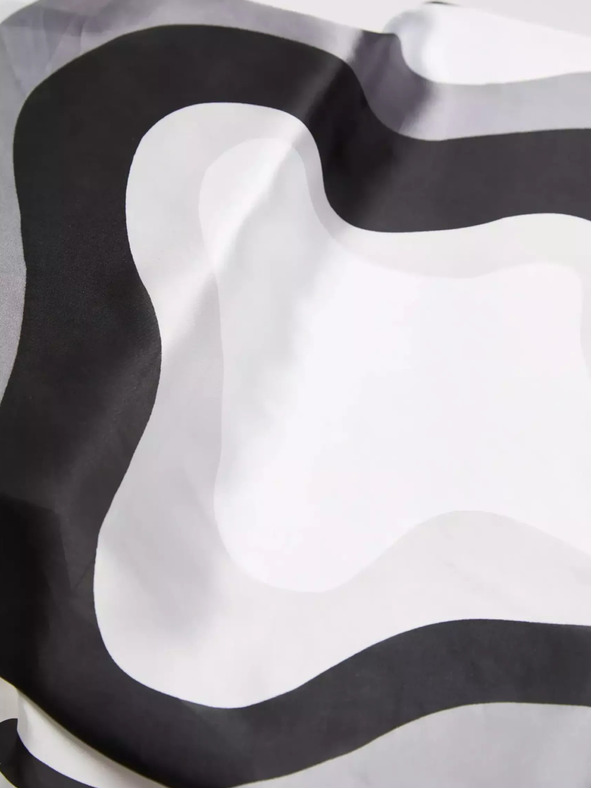Moodo Foulard bianco e nero