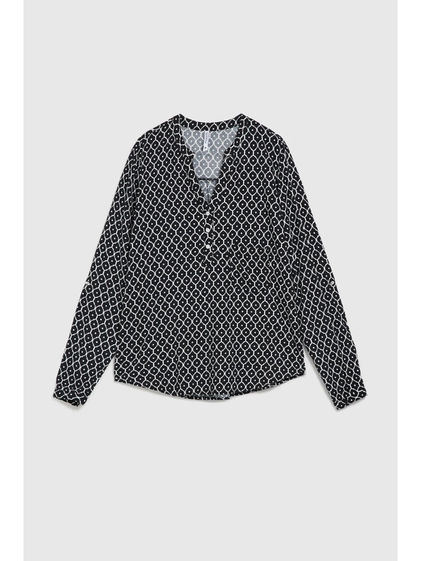 Moodo Camicia bianca e nera da donna