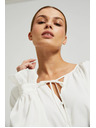 Moodo Blusa bianca da donna con volant