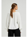 Moodo Blusa bianca da donna con volant