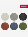 Kela Tappetino da bagno Megan 100x60 cm cotone argento-grigio KELA