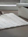 Kela Tappetino da bagno Megan 100x60 cm cotone argento-grigio KELA