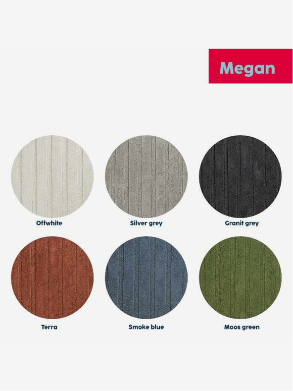 Kela Tappetino da bagno Megan 120x70 cm cotone terra KELA