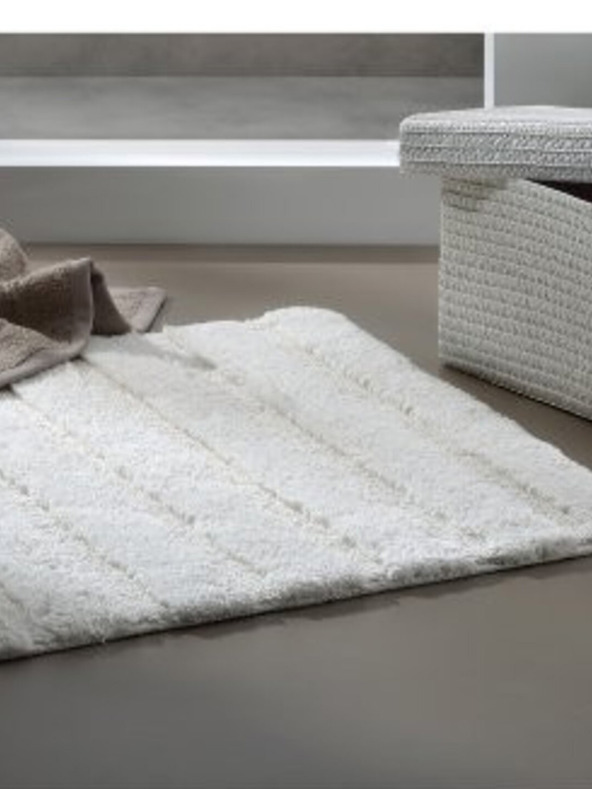 Kela Tappetino da bagno Megan 100% cotone verde muschio 65,0x55,0x1,6cm KELA