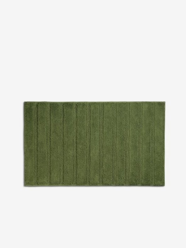 Kela Tappetino da bagno Megan 100% cotone verde muschio 80,0x50,0x1,6cm KELA