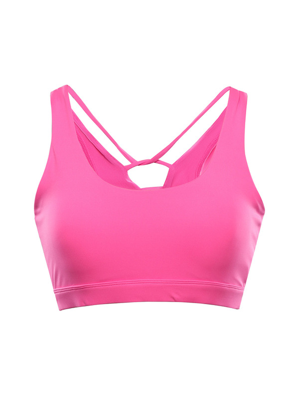ALPINE PRO Top da donna asciugatura rapida con cool dry ALPINE PRO BRATA rosa neon