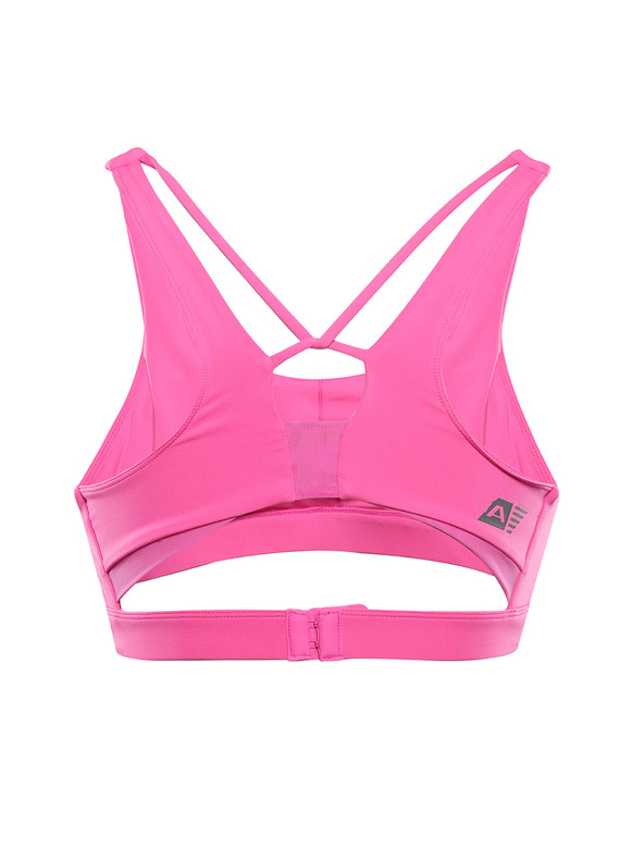 ALPINE PRO Top da donna asciugatura rapida con cool dry ALPINE PRO BRATA rosa neon