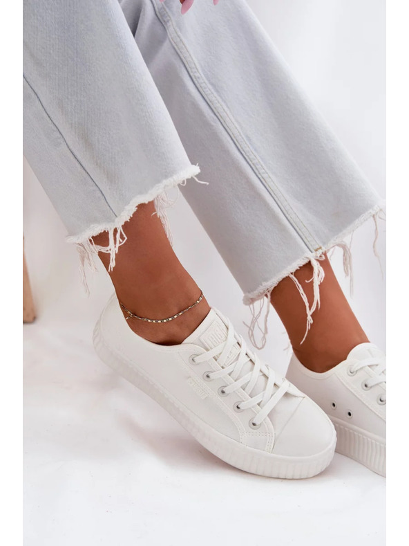 BIG STAR SHOES Sneakers in tela da donna su platform Big Star