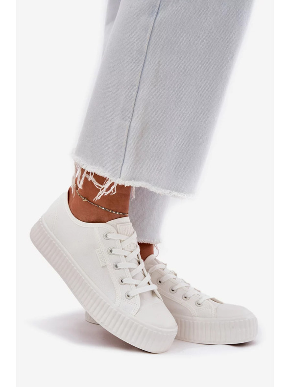 BIG STAR SHOES Sneakers in tela da donna su platform Big Star