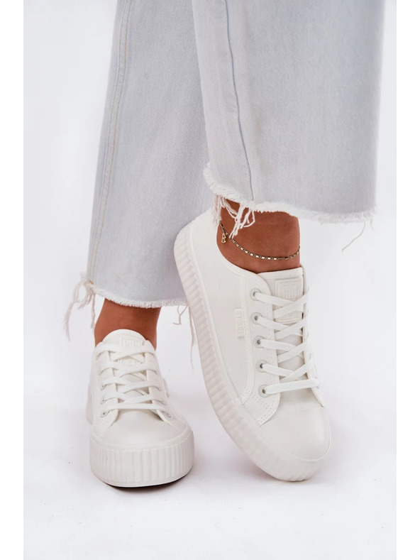 BIG STAR SHOES Sneakers in tela da donna su platform Big Star