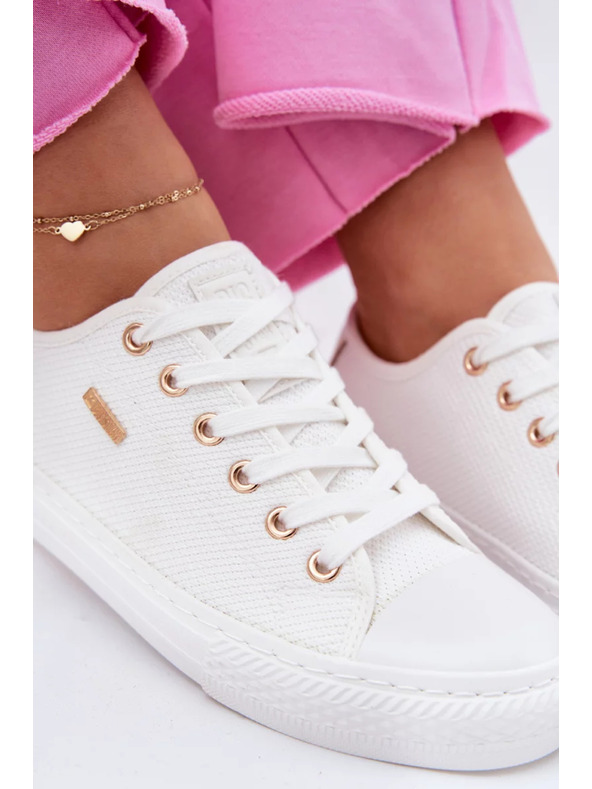 BIG STAR SHOES Sneakers in tela da donna Big Star - bianche