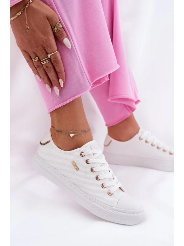 BIG STAR SHOES Sneakers in tela da donna Big Star - bianche