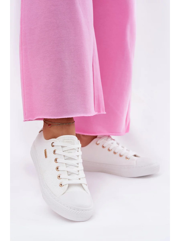 BIG STAR SHOES Sneakers in tela da donna Big Star - bianche