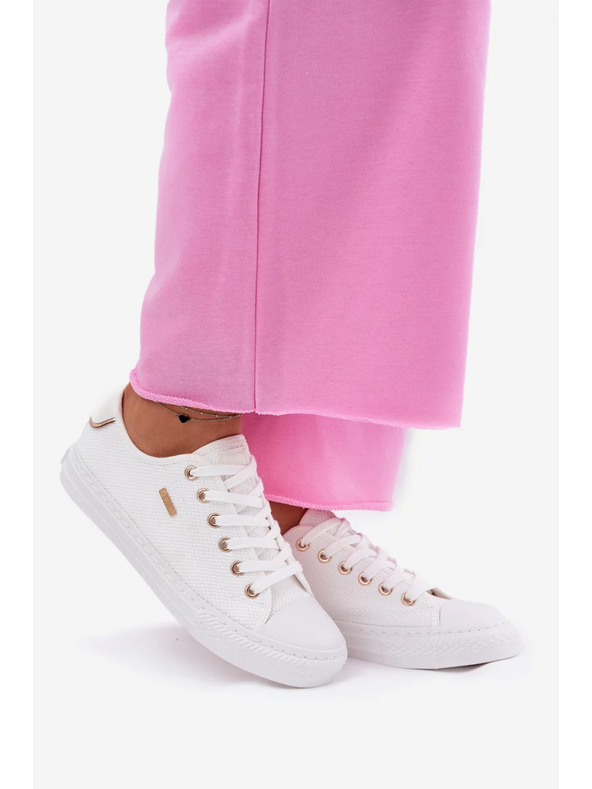 BIG STAR SHOES Sneakers in tela da donna Big Star - bianche