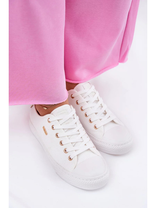 BIG STAR SHOES Sneakers in tela da donna Big Star - bianche
