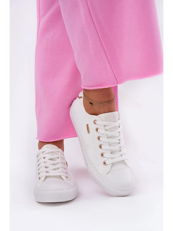 BIG STAR SHOES Sneakers in tela da donna Big Star - bianche