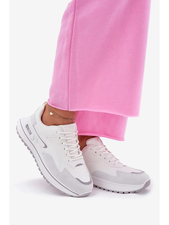 BIG STAR SHOES Sneakers donna Big Star HI-POLY SYSTEM - bianche