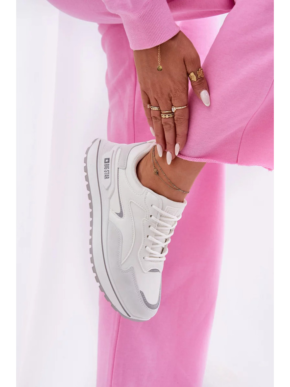 BIG STAR SHOES Sneakers donna Big Star HI-POLY SYSTEM - bianche