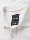 Ombre Clothing Polo in cotone con tessuto piquet - crema