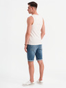 Ombre Clothing Maglietta basic in cotone da uomo - bianca