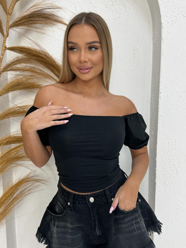 Edoti Blusa da donna nera