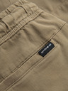 Ombre Clothing Shorts da uomo taglio largo con tasche cargo - verde oliva chiaro