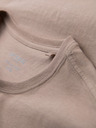 Ombre Clothing T-shirt classica da uomo in cotone BASIC - sabbia