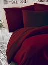 Kvalitex Biancheria da letto in raso francese LUXURY COLLECTION 1+2, 200x200, 70x90cm bordeaux Kvalitex