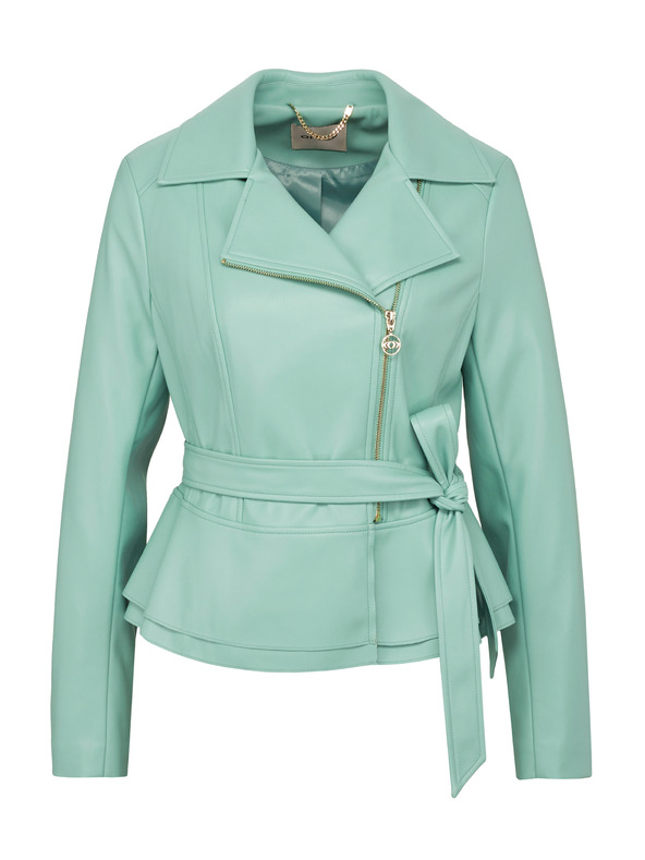 Orsay Giacca in similpelle verde chiaro da donna ORSAY
