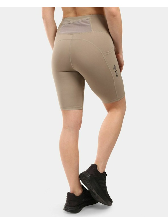 Kilpi Leggings corti da donna Kilpi ARTEMI-W con funzione OPTI-DRY Khaki